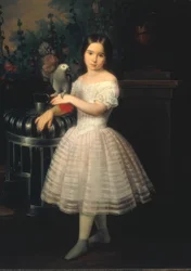 Portrait of Rafaela Flores Calderón as a Child